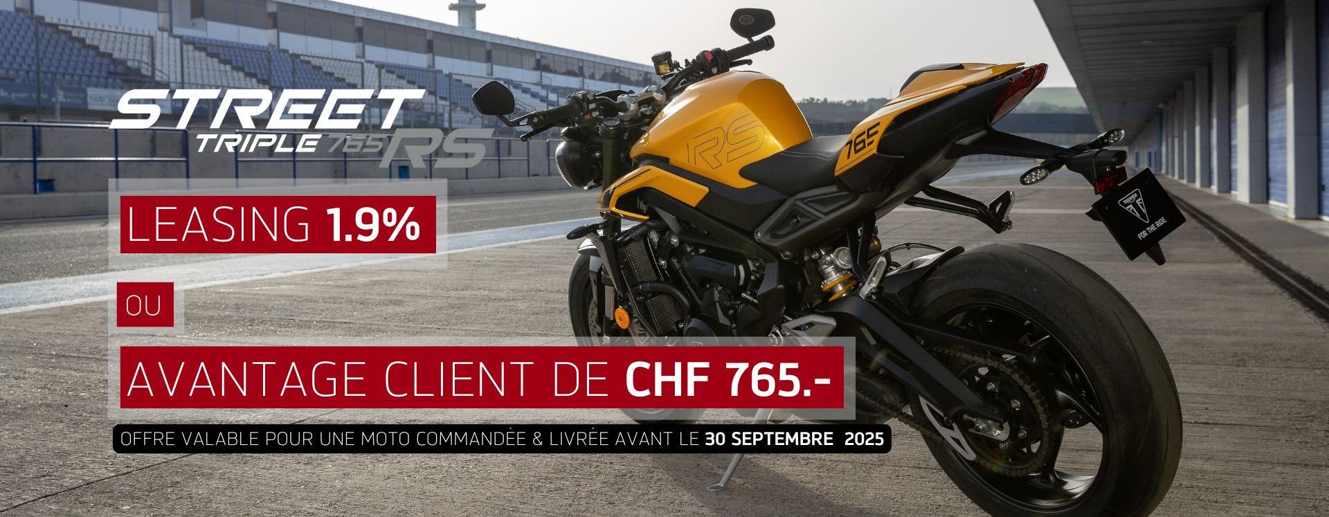 Promo Street Triple 765 RS
